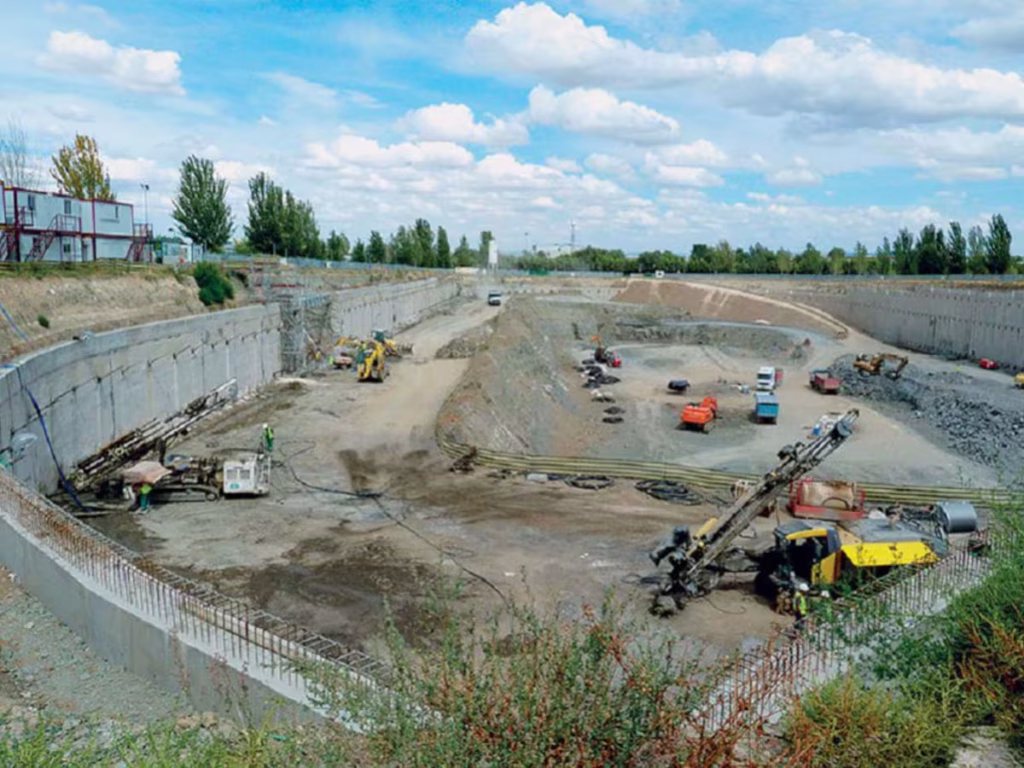 Obras en El Calvario de Coslada