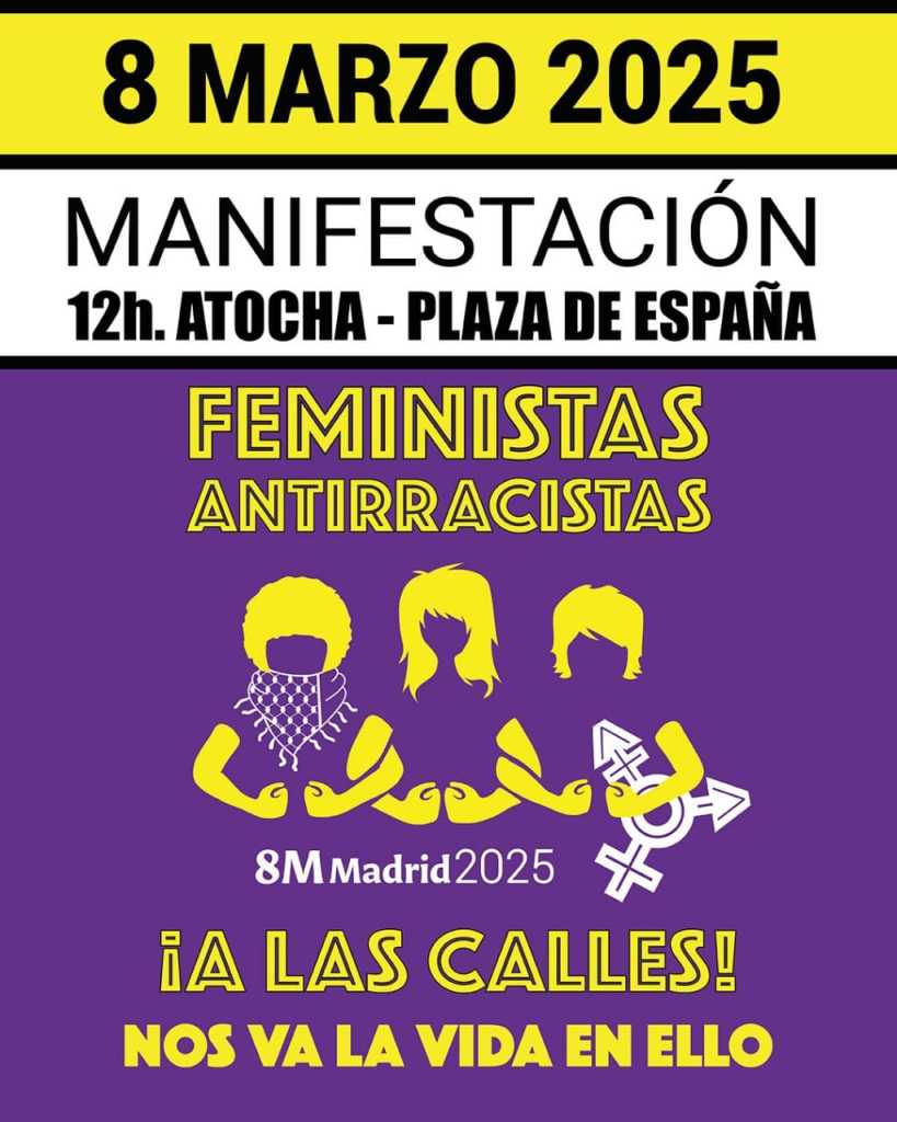 8M en Madrid: recorrido, horarios y lemas de las manifestaciones ...