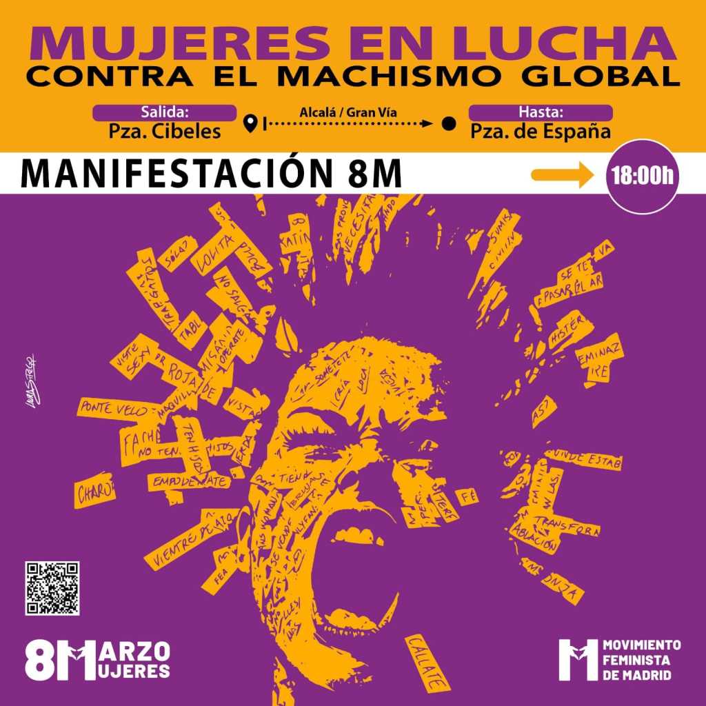 8M en Madrid: recorrido, horarios y lemas de las manifestaciones ...