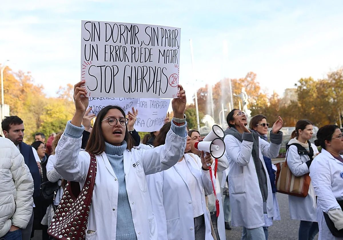 Seguimiento masivo en la primera jornada de la huelga de médicos en ...